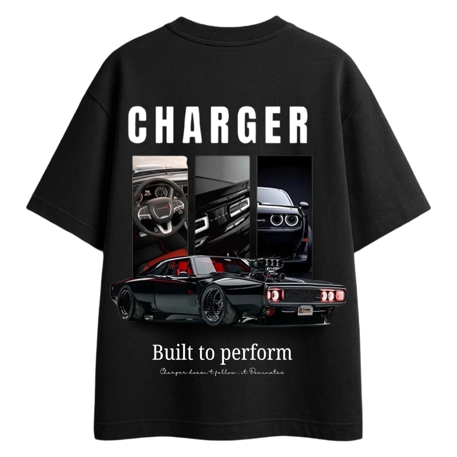 Charger printed tee