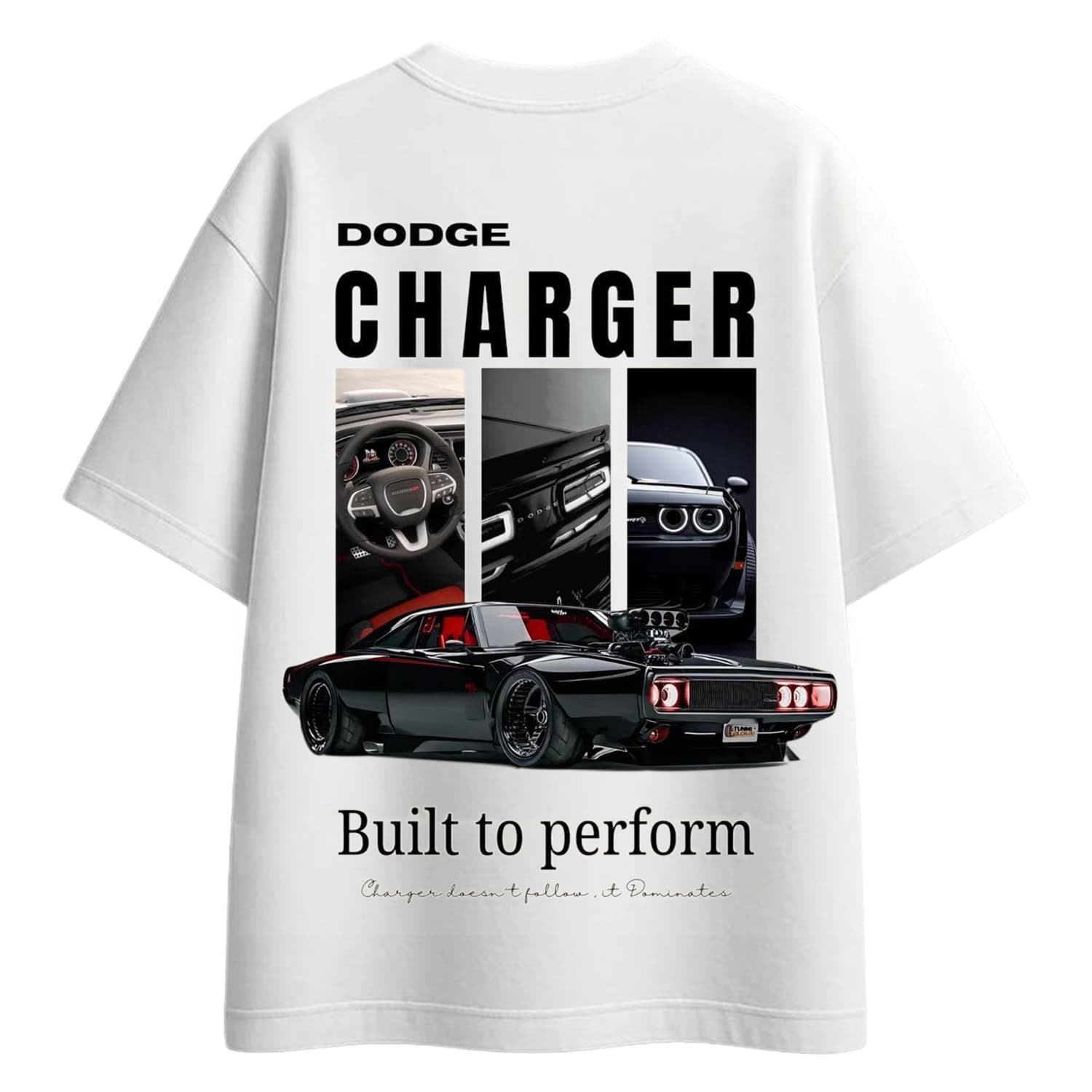 Charger printed tee